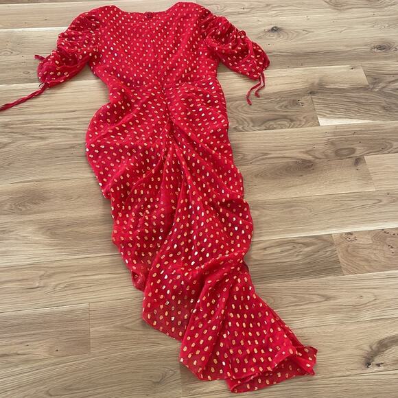 Alice McCall Red Silk “I feel it coming” Dress - Picture 15 of 16